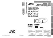 JVC DLA-RS65U 288 page operation manual for D-ILA Projectors DLA-RS65, DLA-RS55, DLA-RS45