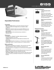 LiftMaster 8155 8155 Sell Sheet Manual