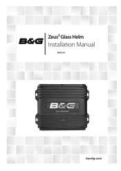 Lowrance HELM-1 Drive Unit Zeus Glass Helm Installation Manual
