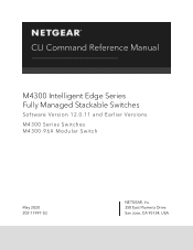 Netgear M4300-8X8F CLI Manual Software Version 12.x
