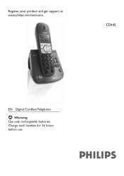 Philips CD4454Q User manual