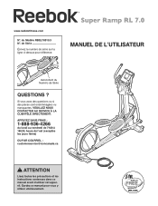 Reebok Super Ramp Rl 7.0 Elliptical Canadian French Manual