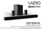 Vizio SB36514-G6 User Manual