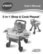 Vtech 2-in-1 Shop & Cook Playset User Manual