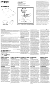 Western Digital WDE1MSBK4000BN Quick Install Guide (pdf)