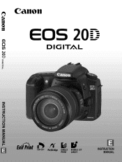 Canon 9442a008 EOS 20D Instruction Manual