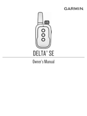 Garmin Delta SE Owners Manual