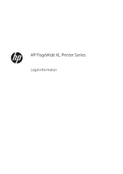 HP PageWide XL 4000 Legal information