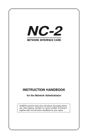 Kyocera Ai5555 NC-2 Instruction Hand Book