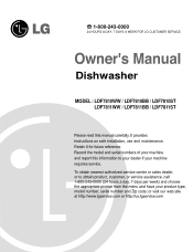 LG LDF7811BB Owner's Manual