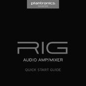 Plantronics GameCom X60 Get Started Guide Quick start guide