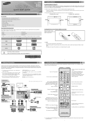 Samsung UN46EH5050F Quick Guide Easy Manual Ver.1.0 (English)