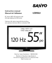 Sanyo LCD55L4 User Manual