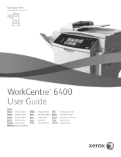 Xerox 6400XF WorkCentre 6400 User Guide