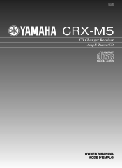 Yamaha CRX-M5 Owner's Manual