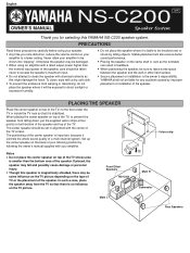 Yamaha NS-C200 Owner's Manual