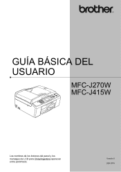 Brother International MFC-J270w Users Manual - Spanish