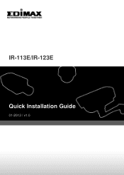 Edimax IR-123E Quick Install Guide