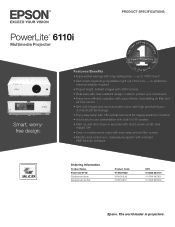 Epson 6110i Product Brochure