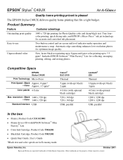 Epson C40UX At-A-Glance