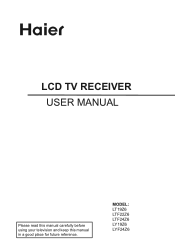 Haier LY19Z6 User Manual