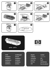 HP 4650 HP Color LaserJet 4610/4650 Fuser Kit - Install Guide