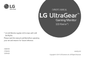 LG 32GN650-B Owners Manual