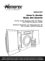Memorex MX4137 User Guide