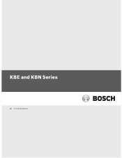 Bosch KBE-495V28-20N Instruction Manual