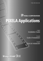 Canon FS31 FS30/FS31/FS300 Pixela Image Mixer Installation Guide