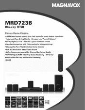 Magnavox MRD723B Leaflet - English