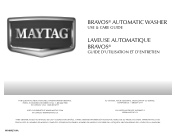Maytag MVWB800VU Use and Care Manual