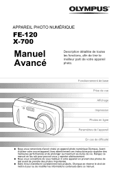 Olympus FE 120 FE-120 Manuel Avancé (Français)