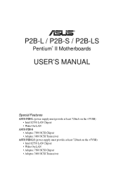 Asus P2B-LS P2B-LS User Manual