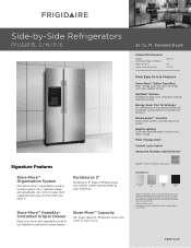 Frigidaire FFUS2613LE Product Specifications Sheet (English)