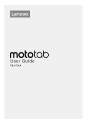 Motorola moto tab User Guide