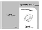 Samsung SRP-275CEPG Operation Manual