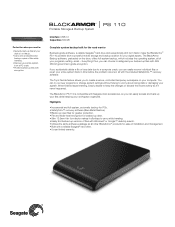 Seagate BlackArmor PS 110 BlackArmor PS 110 Data Sheet