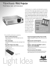 ViewSonic PJ502 Brochure