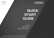 Vizio E461-A1 E461-A1 Quick Start Guide