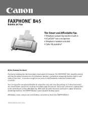 Canon FAXPHONE B45 FAXPHONE_B45_spec.pdf