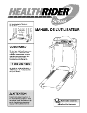 HealthRider 500 Sel Treadmill Canadian French Manual