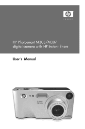 HP Photosmart M305 HP Photosmart M305/M307 digital camera with HP Instant Share - User's Manual