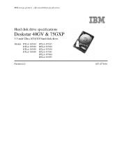 IBM DTLA-307075 Hard Drive Specifications