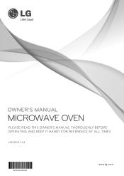 LG LMV2031ST Owners Manual