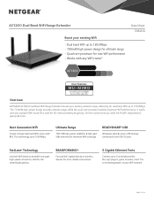 Netgear AC1200-Dual Product Data Sheet
