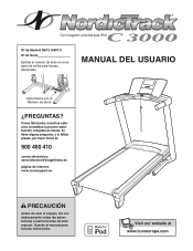 NordicTrack C3000 Treadmill Spanish Manual