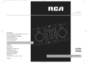 RCA RS2050 User Manual