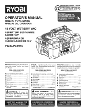 Ryobi P3240 Operation Manual