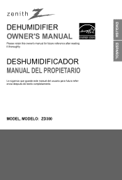 Zenith ZD300 Owners Manual